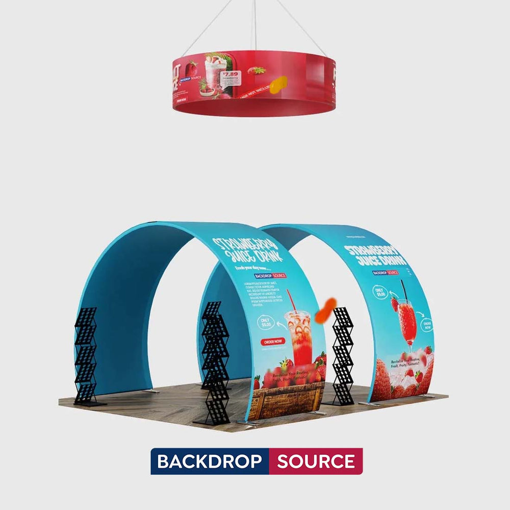Portable Exhibit Display 10ft x 20ft - Model 9