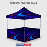 Heavy Duty Fabric Canopy Tent – 6.5ft x 10ft