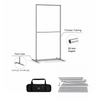 Portable Straight-Corner Fabric Exhibit Display