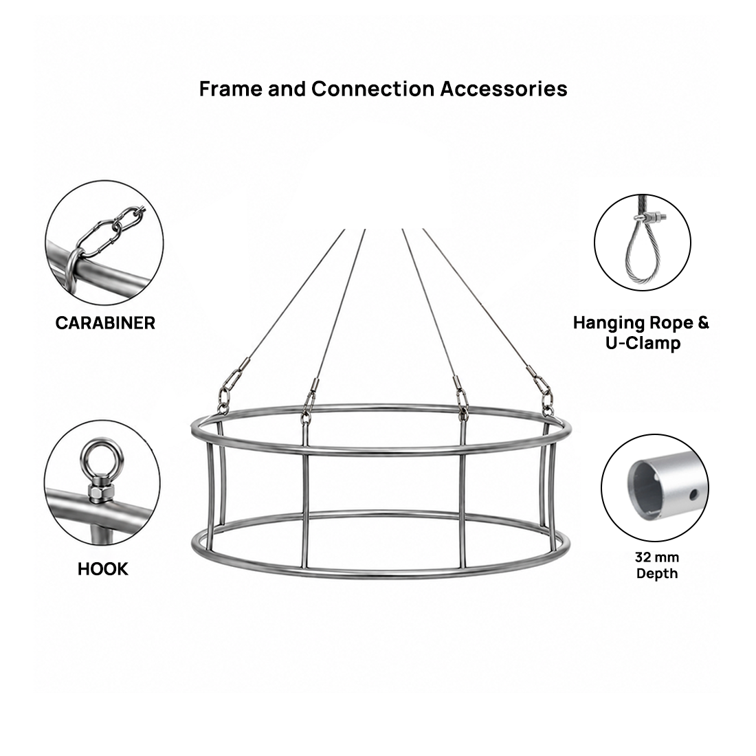 Sky Tube Circle Hanging Banner