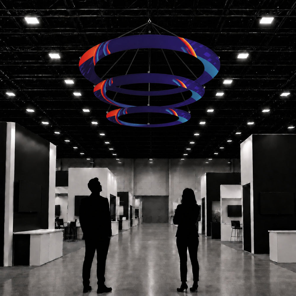 Tiered Ring Hanging Banner
