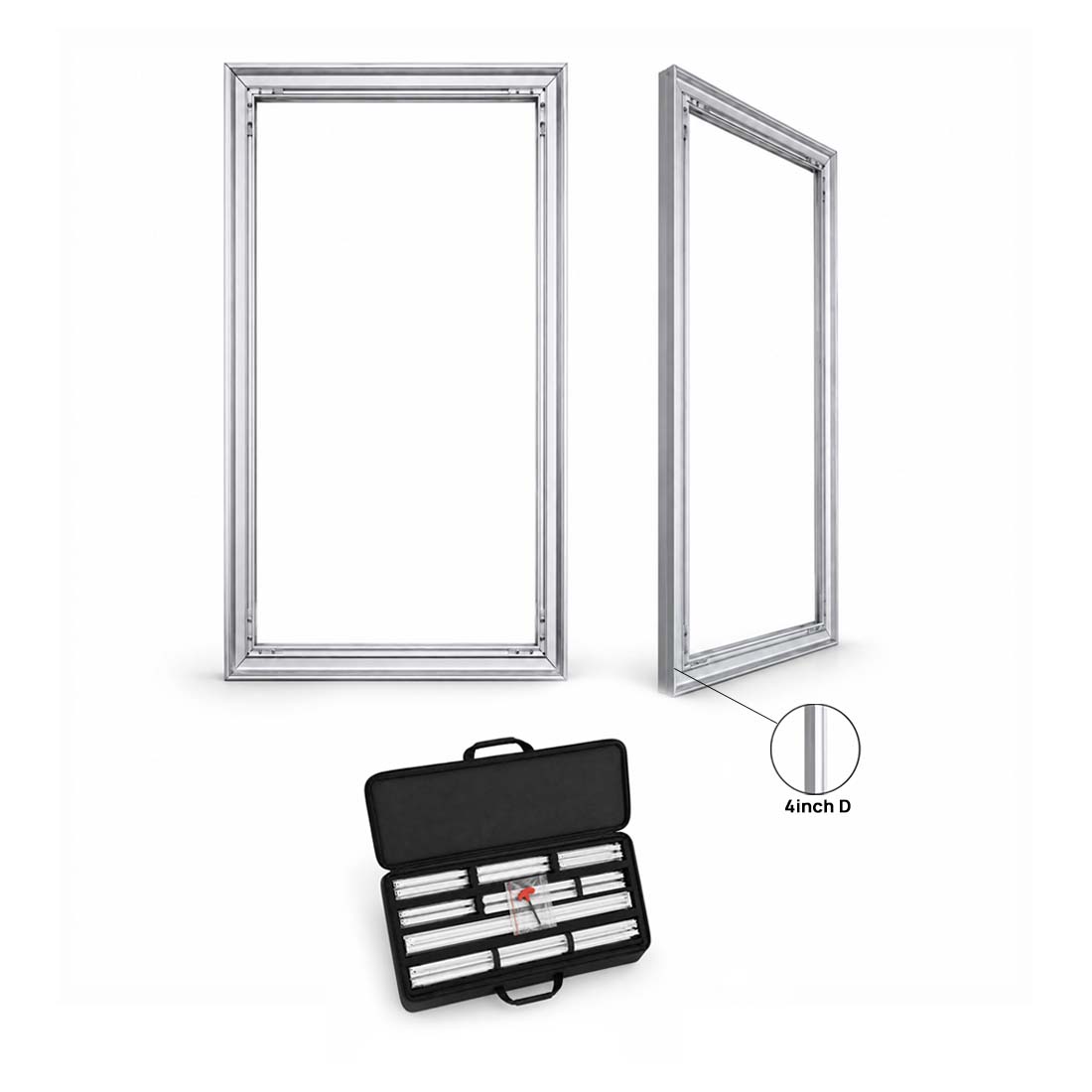 Wall-Mounted SEG Fabric display - 4