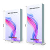 Wall-Mounted SEG Fabric display - 4" Depth