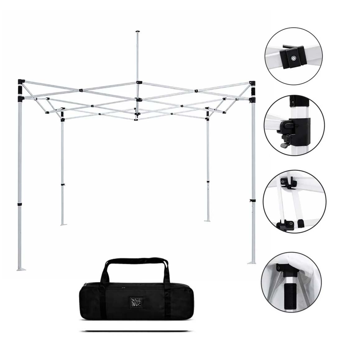 Heavy Duty Fabric Canopy Tent – 6.5ft x 10ft