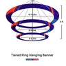 Tiered Ring Hanging Banner