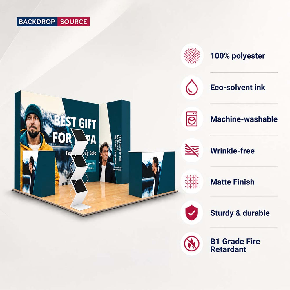 Portable Exhibit Display 10ft x 10ft - Model 42