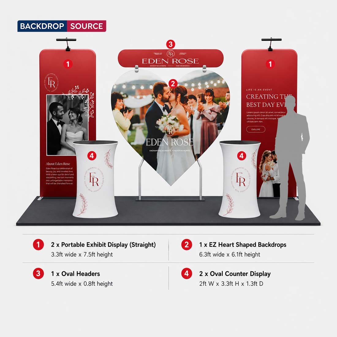 Paquetes de stands para ferias comerciales