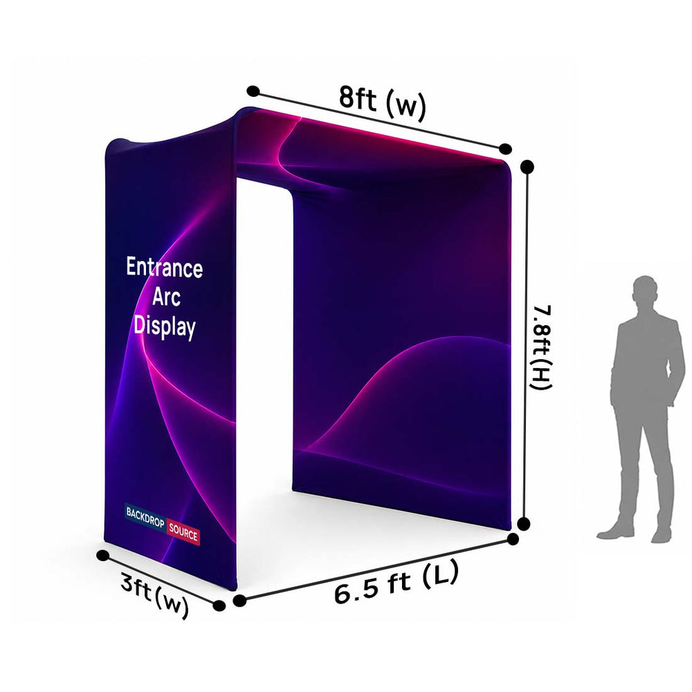 Entrance Arc Display Media Wall for Exhibition Booth
