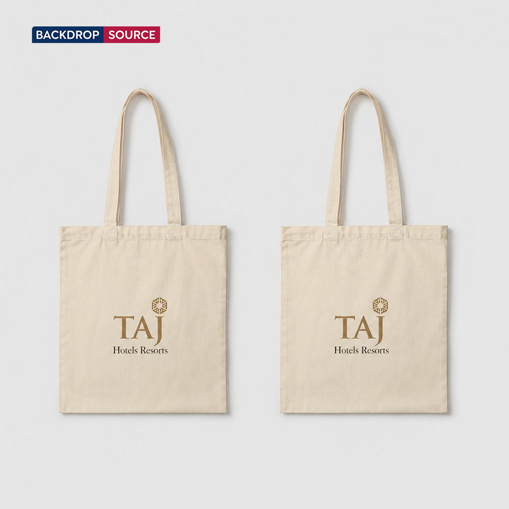White Canvas Cotton Tote Bag