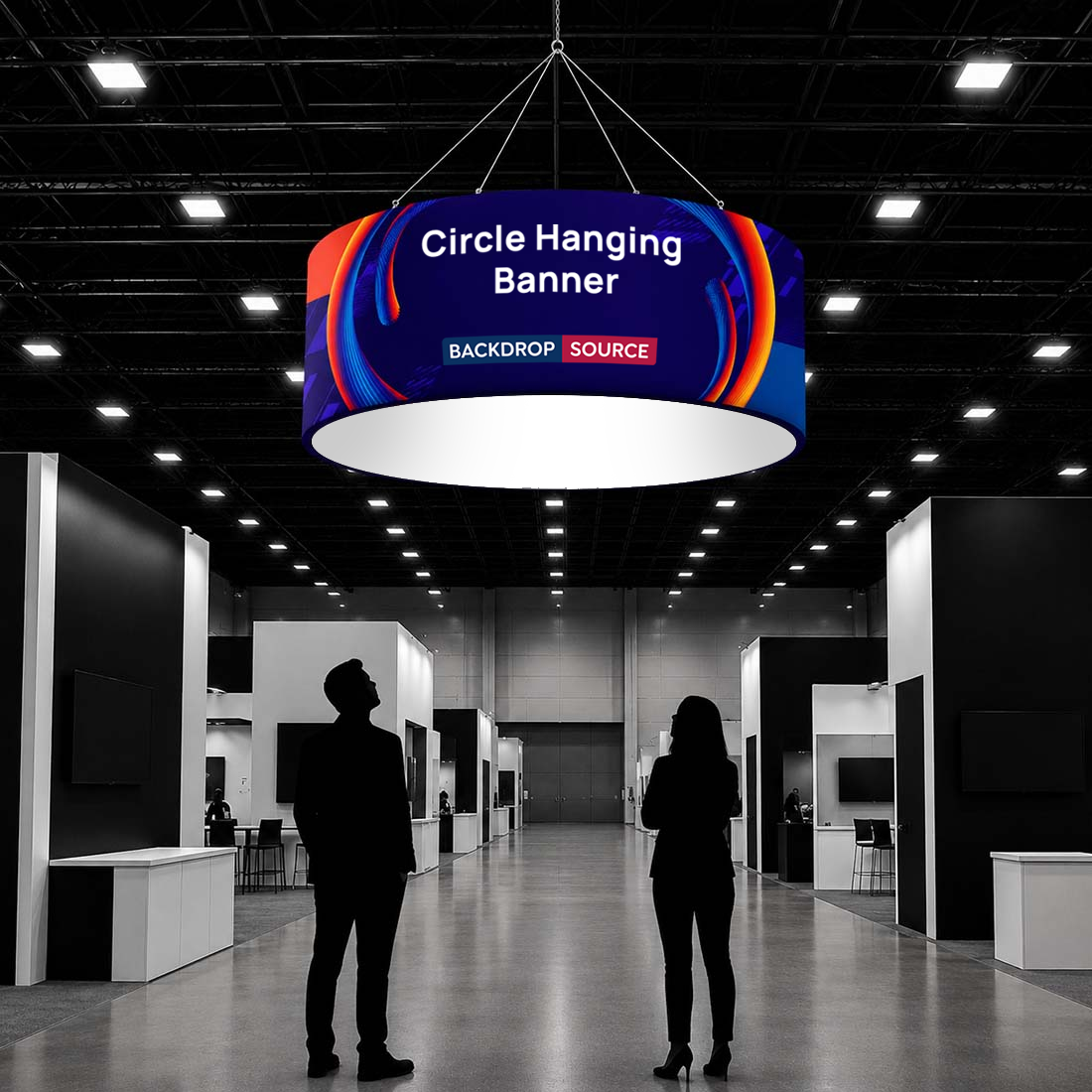 Sky Tube Circle Hanging Banner
