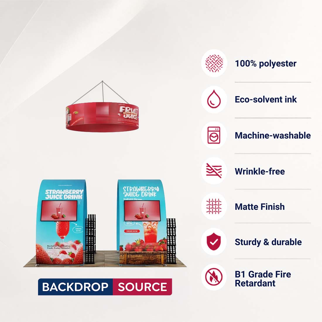 Portable Exhibit Display 10ft x 20ft - Model 9