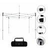 Canopy tent frame with carry bag