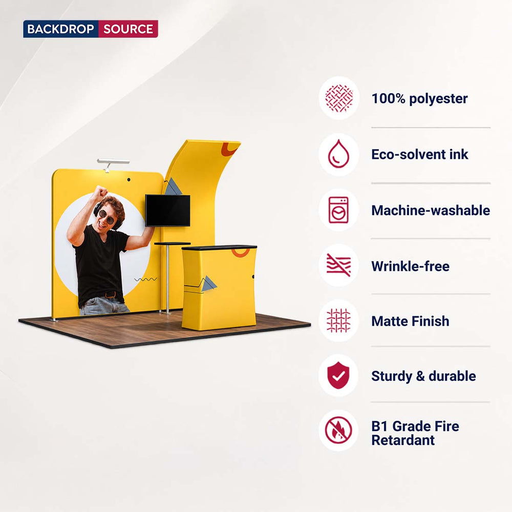 Portable Exhibit Display 10ft x 10ft - Model 6