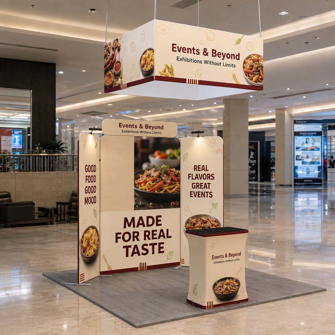 Portable Exhibit Display 10ft x 10ft - Model 32