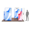 Magnetic Fabric Booth Display - Model 4 (20 x 20ft)