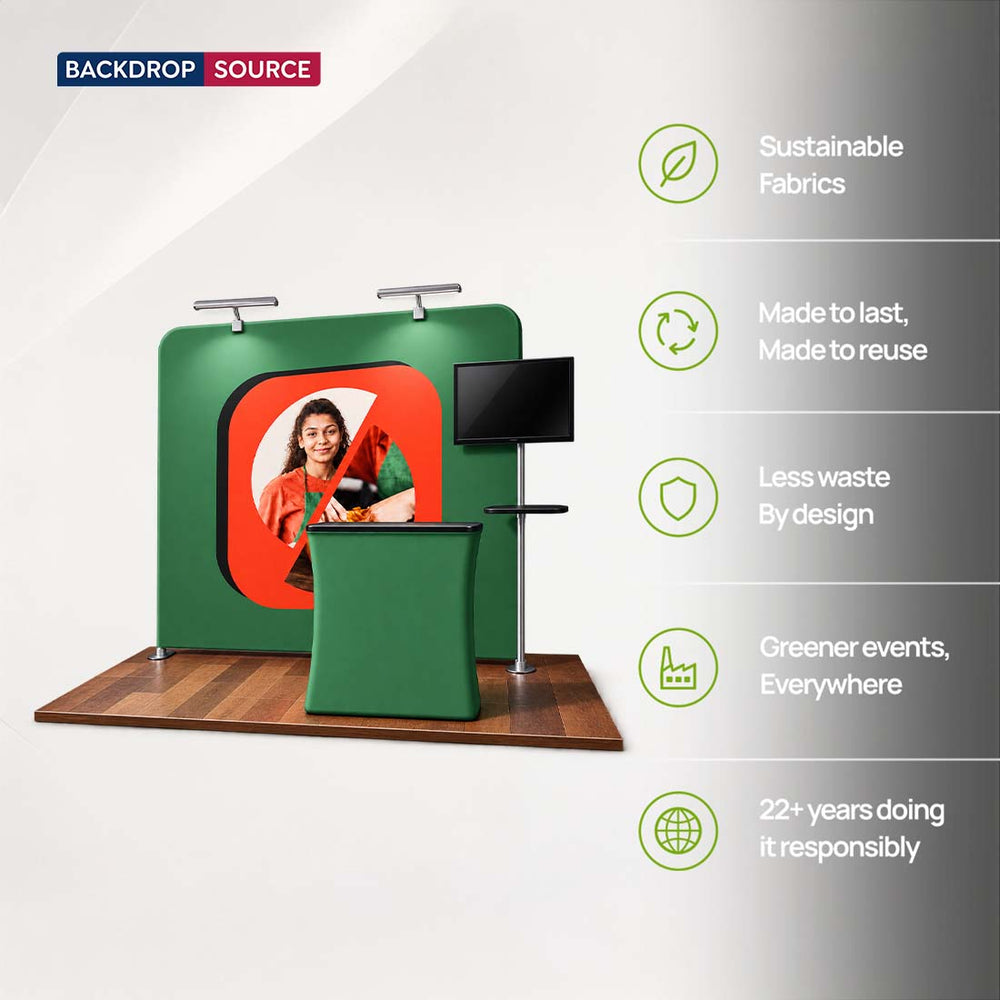 Portable Exhibit Display 10ft x 10ft - Model 9