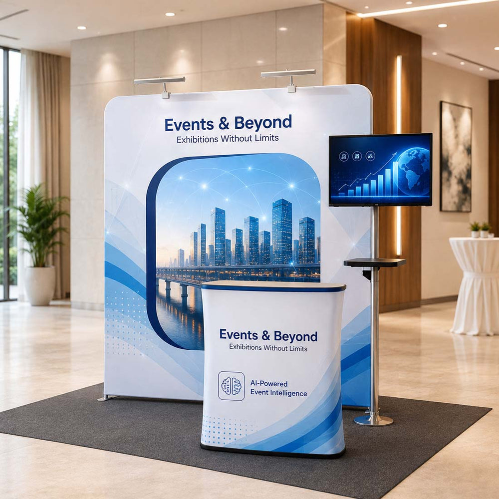 Portable Exhibit Display 10ft x 10ft - Model 9
