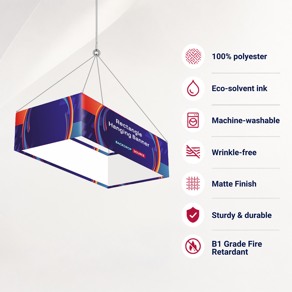 Sky Tube Rectangle Hanging Banner