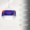 Rounded Square Quad Hanging Banner