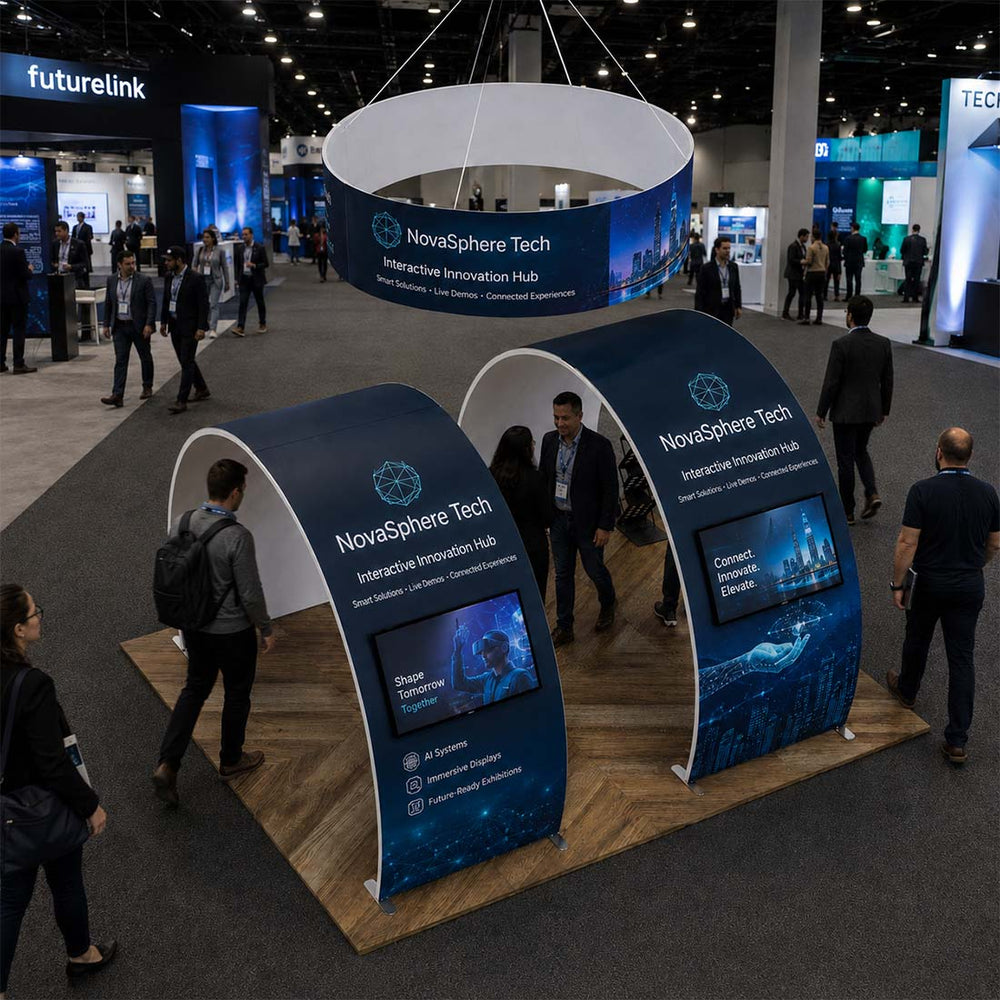 Portable Exhibit Display 10ft x 20ft - Model 9