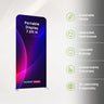 Portable 7.5ft High Fabric Exhibit Display