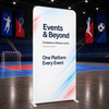 Portable 7.5ft High Fabric Exhibit Display