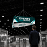 SkyTube Triangle Hanging Banner