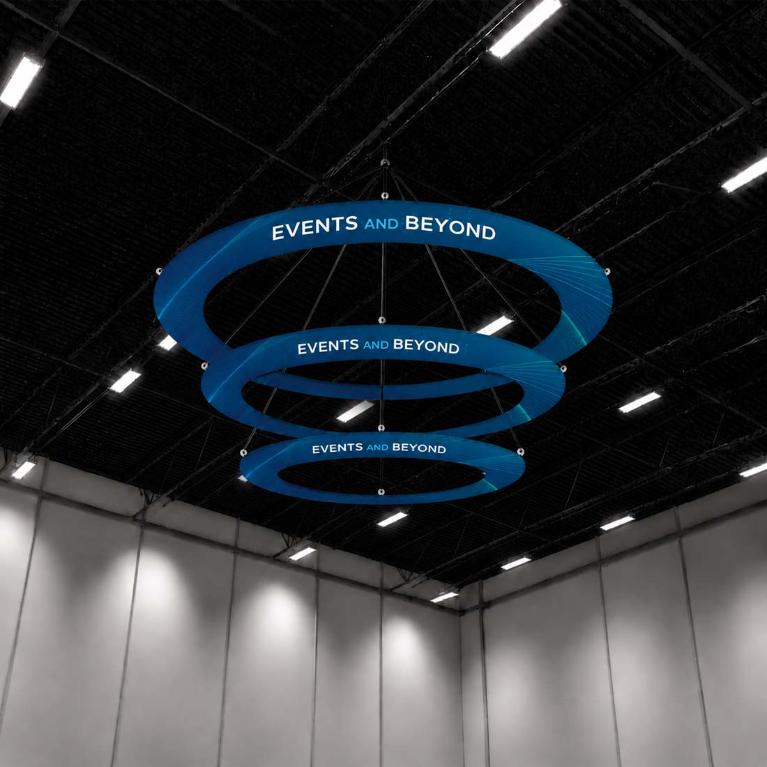 Tiered Ring Hanging Banner