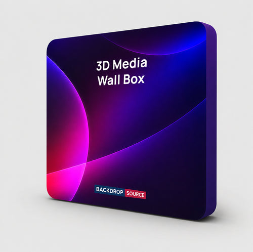 3D Wall Box Fabric Exhibition Display