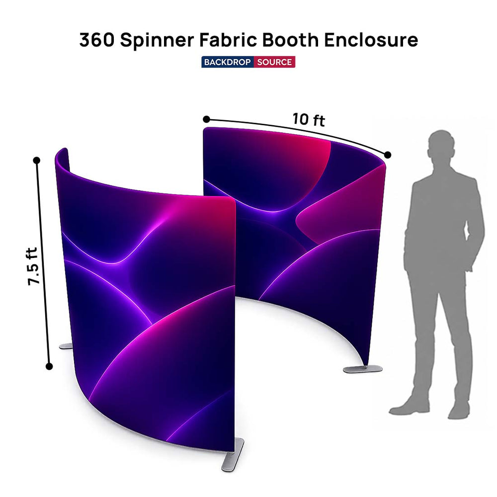 360 Spinner Fabric Booth Enclosure