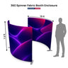 360 Spinner Fabric Booth Enclosure