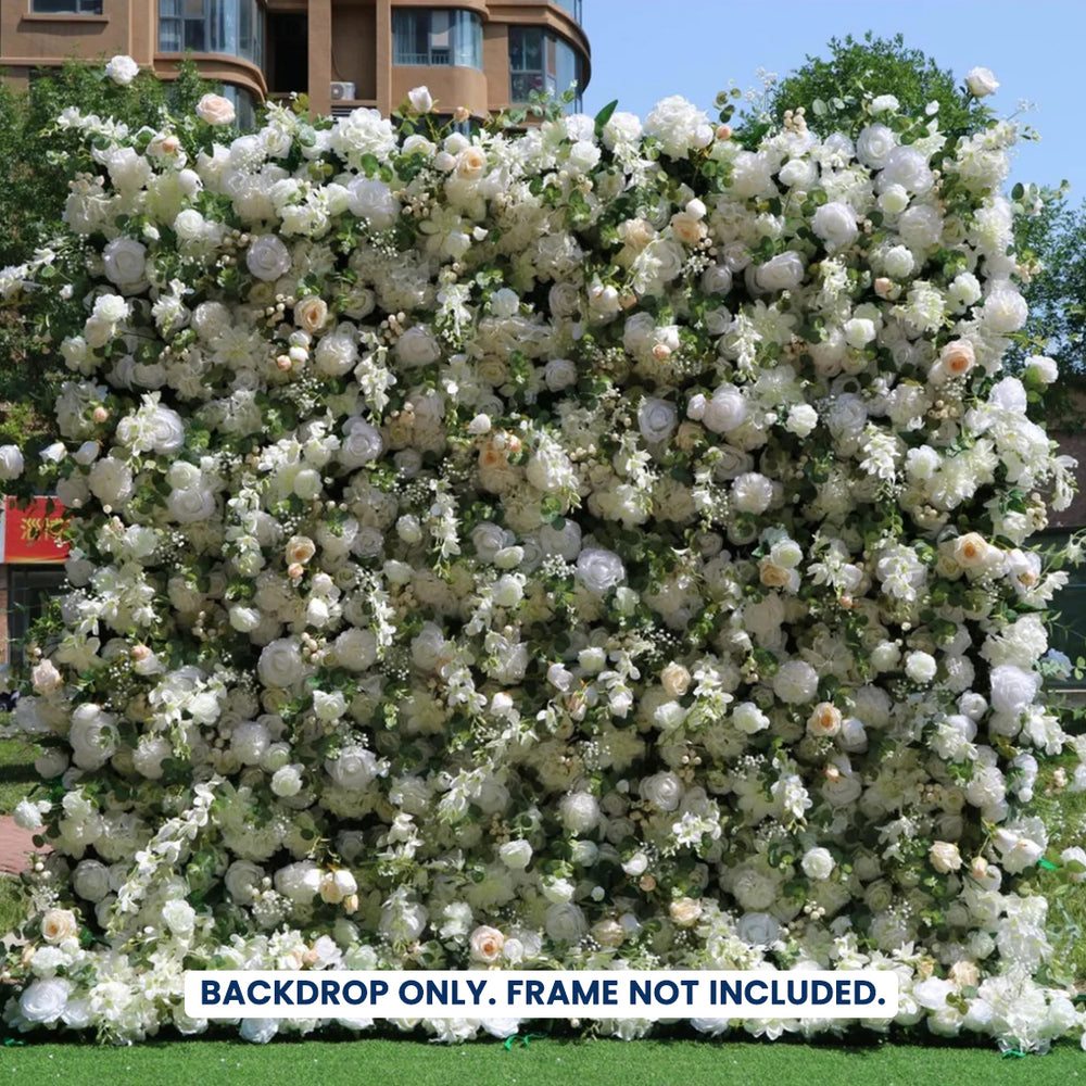 Artificial Floral Event Wall Backdrop - Style 47