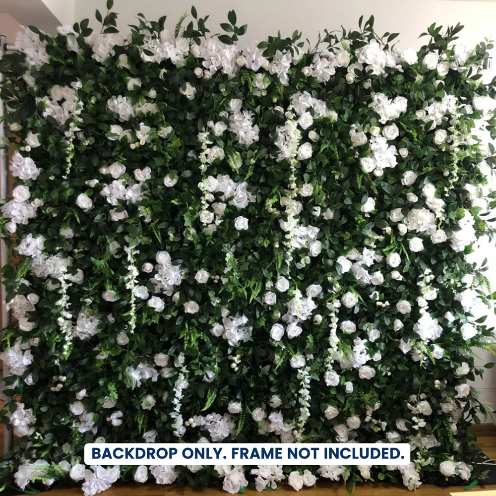 Artificial Floral Event Wall Backdrop - Style 49