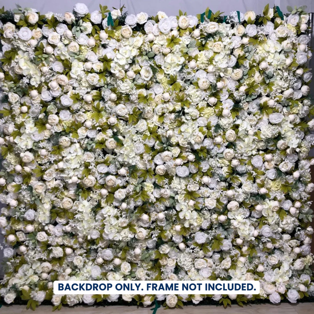 Artificial Floral Event Wall Backdrop - Style 52