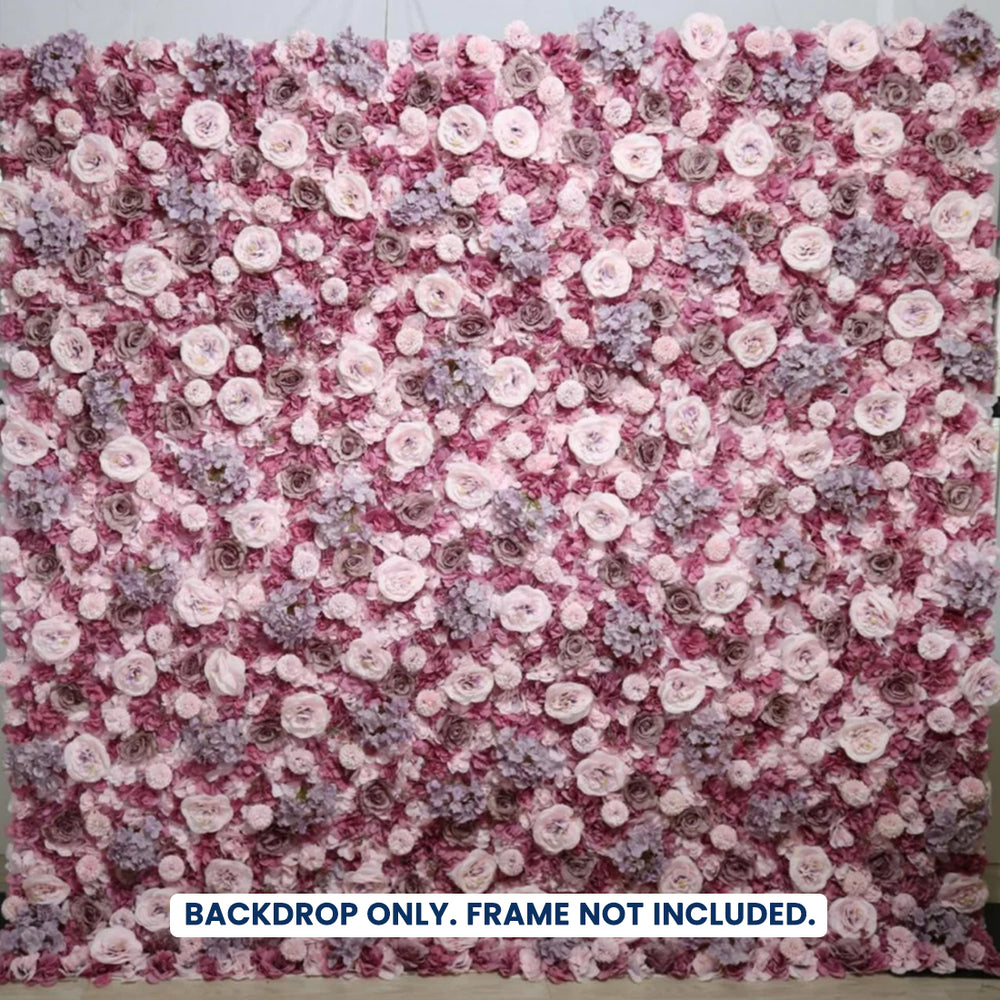 Artificial Floral Event Wall Backdrop - Style 58