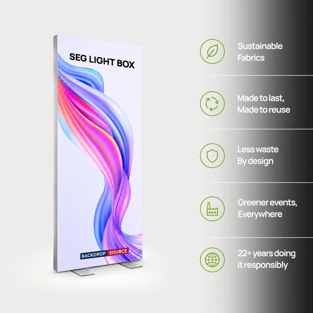 SEG Fabric Display Frame - 3.15inch Depth Aluminum Profile