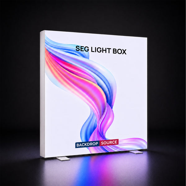 Backlit SEG Fabric Display Frame - 4.7inch Depth Aluminum Profile