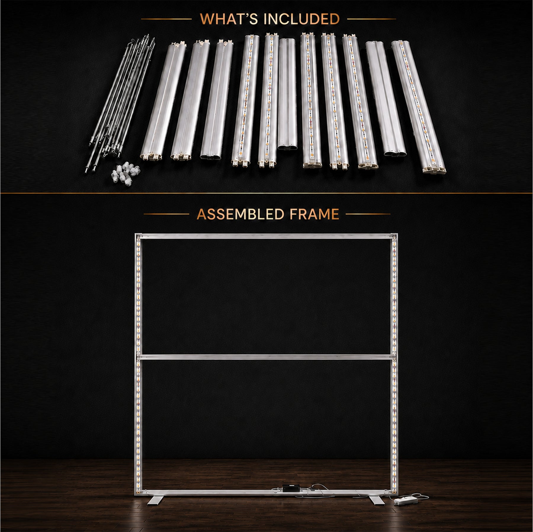 Backlit SEG Fabric Display Frame - 4.7inch Depth Aluminum Profile