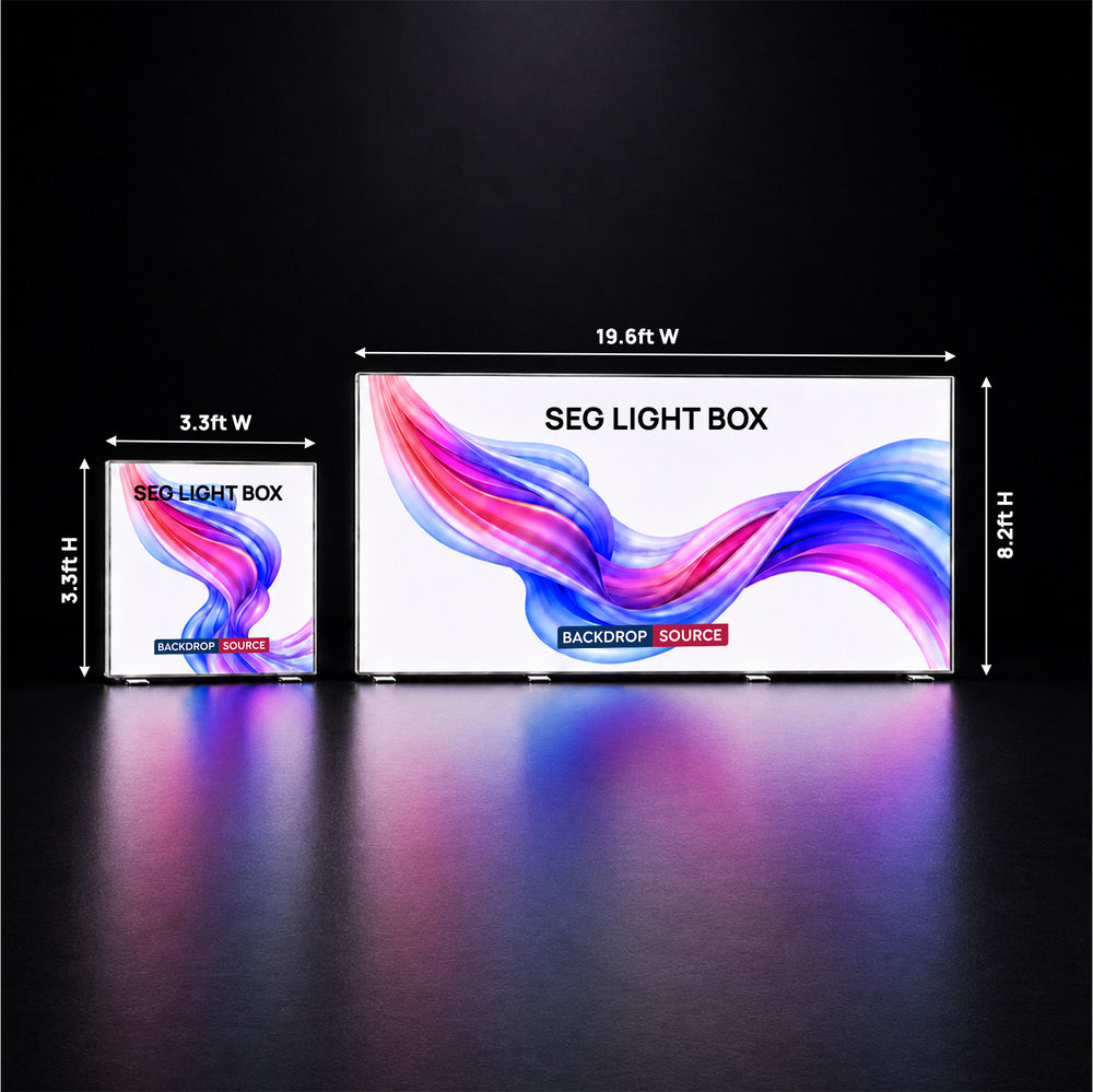 Backlit SEG Fabric Display Frame - 4.7inch Depth Aluminum Profile