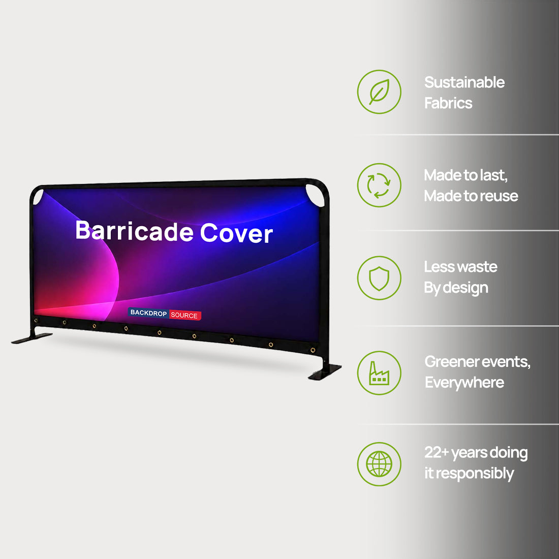 Barricade Cover for Crowd Controlling – Backdropsource