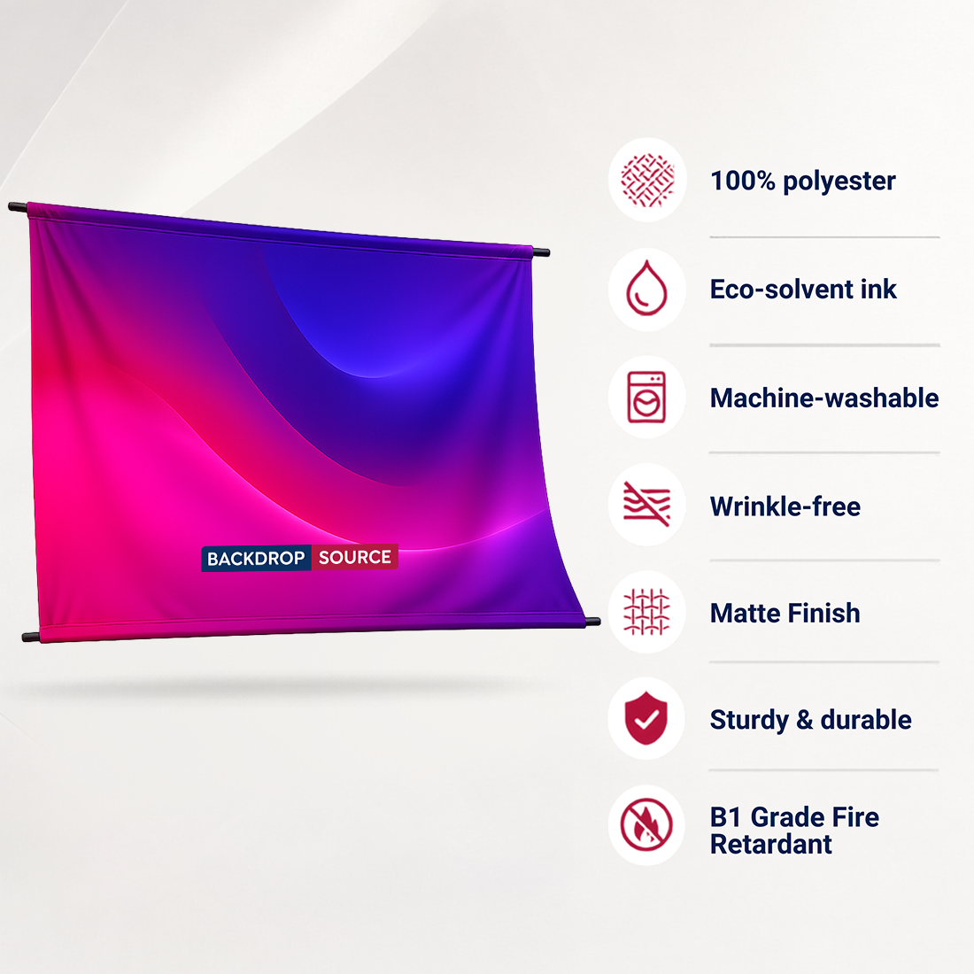 Blockout Fabric Backdrop Printing