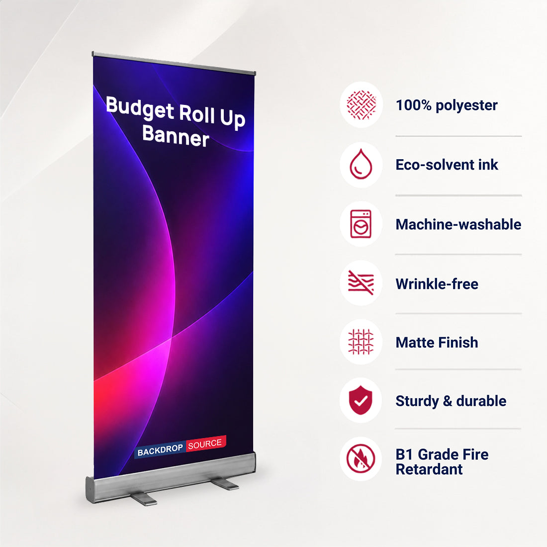 Budget Roll Up Banner