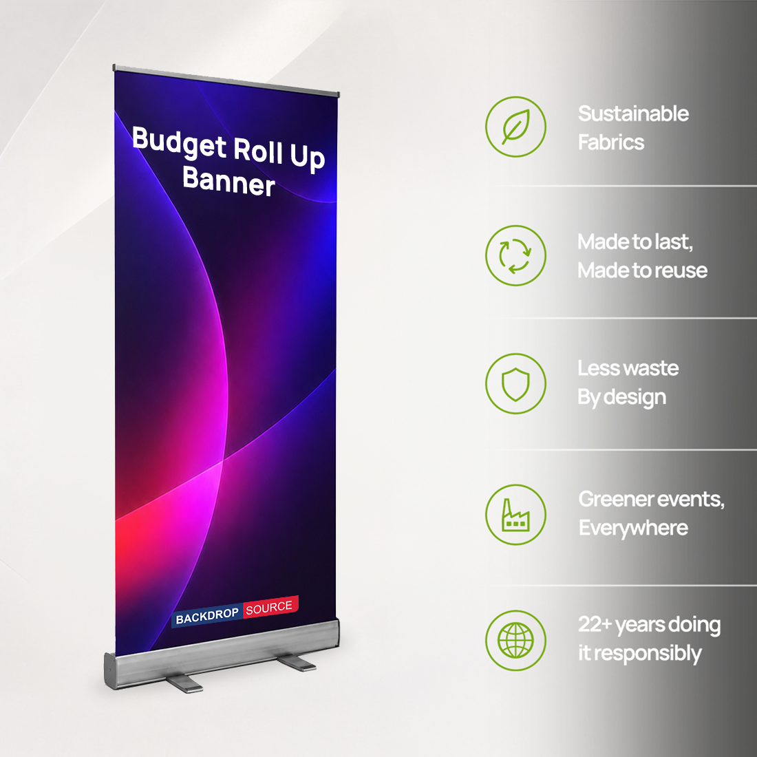 Budget Roll Up Banner