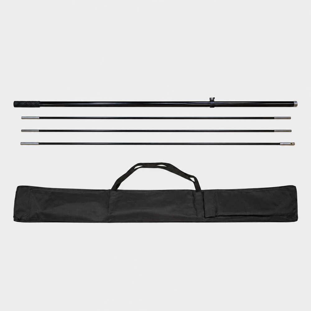 R Shape Advertising Flag Pole & Packing Bag