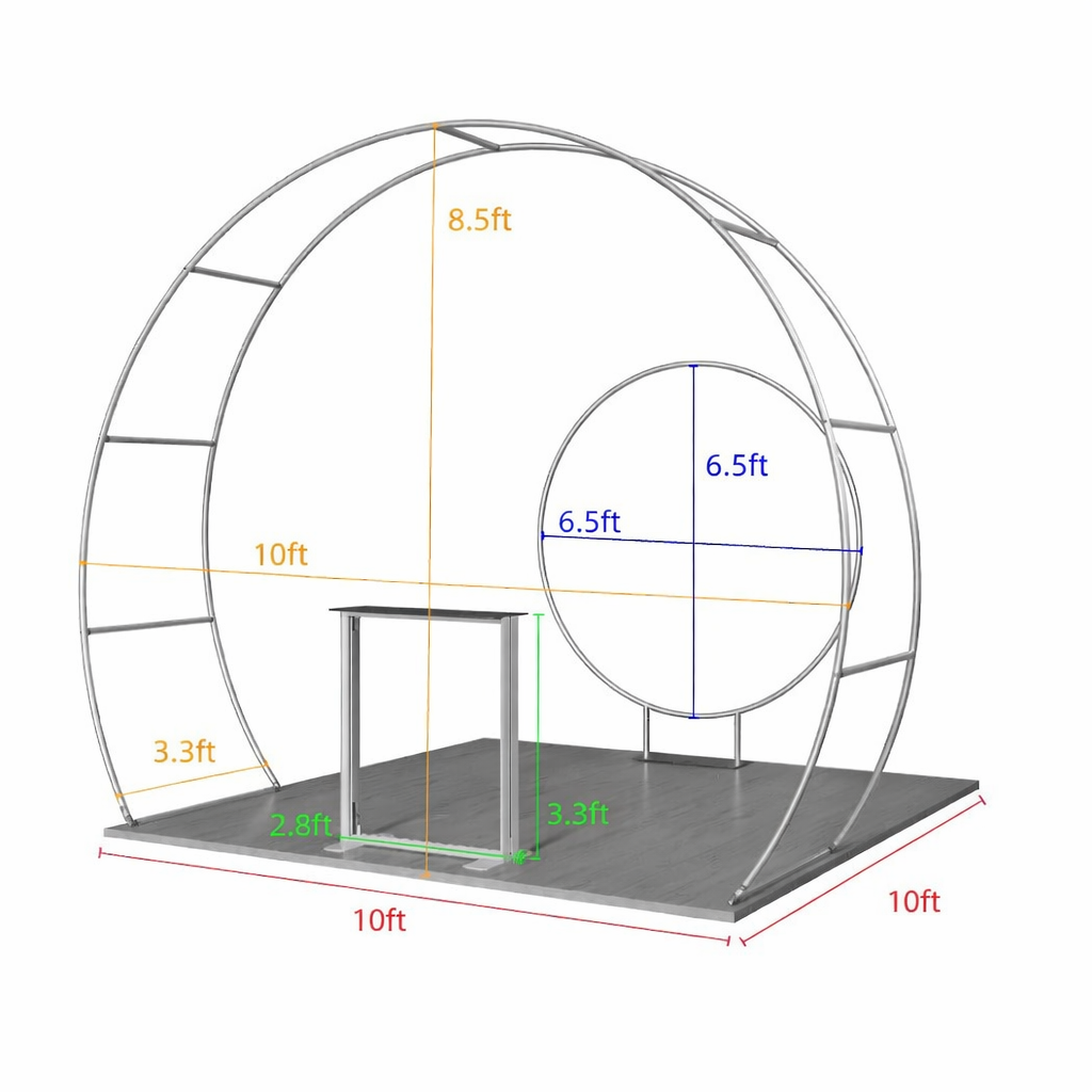Portable Exhibit Display 10ft x 10ft - Model 33