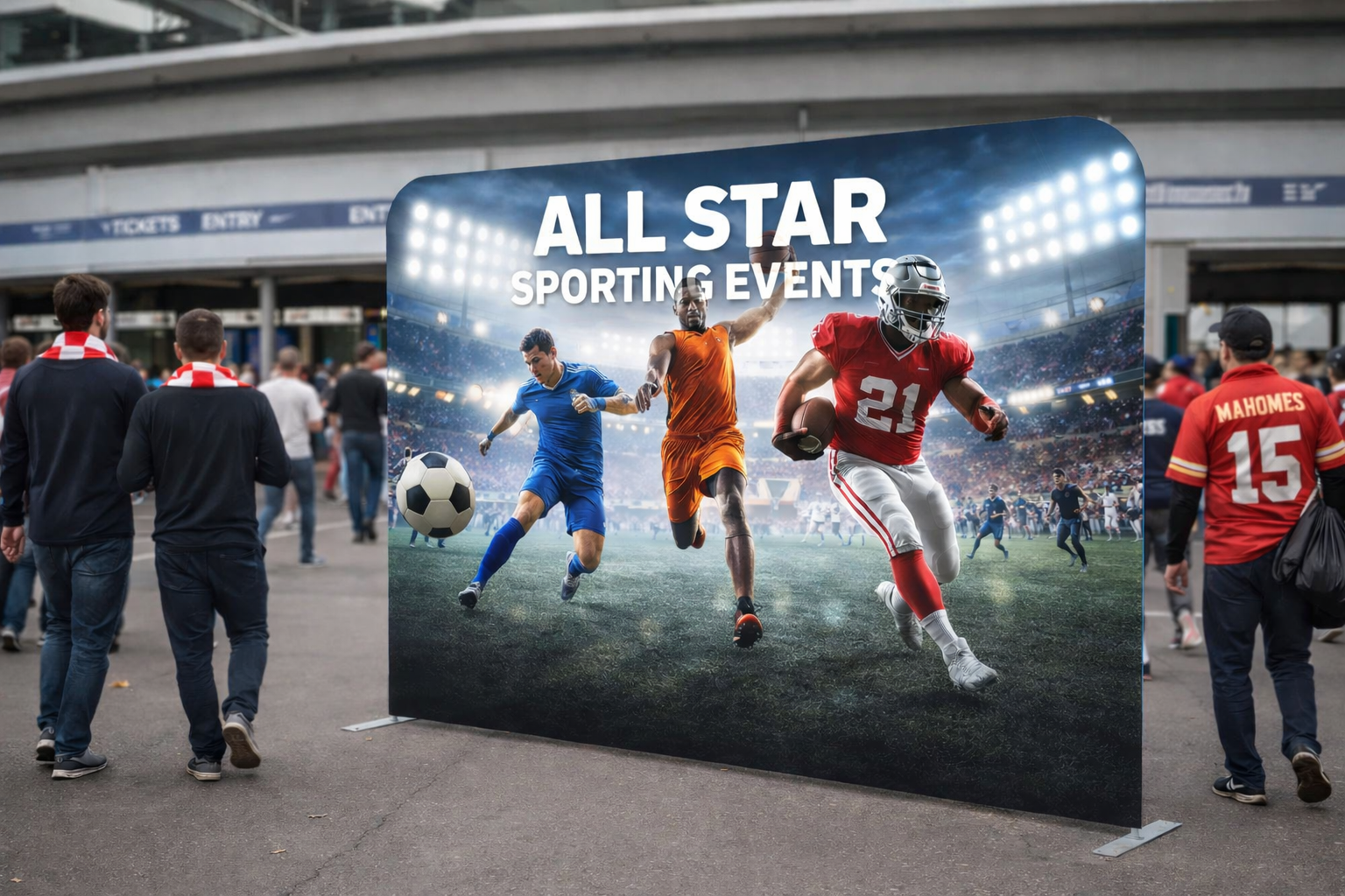 FIFA 2026 Straight Backdrop Display