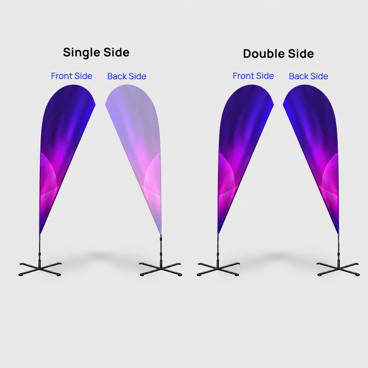 Teardrop Fabric Flag