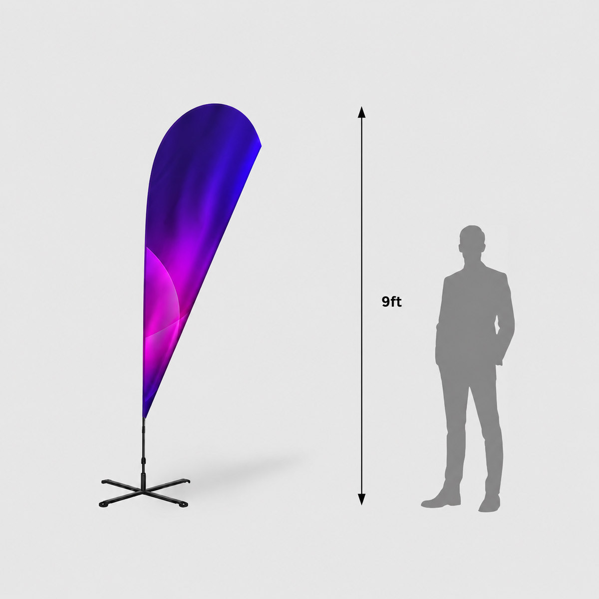 Teardrop Fabric Flag