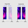 Duplex Printing Rectangle Flag with Uni-Fit Pole