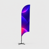 Concave Feather Flag with Uni-Fit Pole